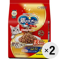 【セット販売】銀のスプーン ドライ 腎臓の健康維持用 13歳が近づく頃から まぐろ・かつお・煮干し・白身魚・しらす入り 1.3kg×2コ