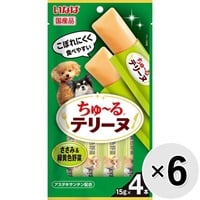 【セット販売】いなば ちゅ～るテリーヌ ささみ＆緑黄色野菜 （15g×4本）×6コ  ［ちゅーる］