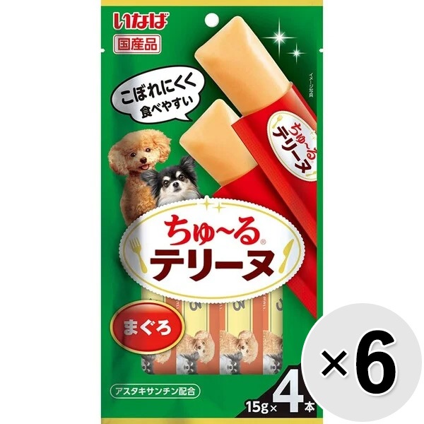 【セット販売】いなば ちゅ～るテリーヌ まぐろ （15g×4本）×6コ ［ちゅーる］