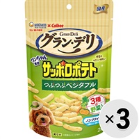 【あす宅】【セット販売】グラン・デリ ワンちゃん専用サッポロポテト つぶつぶベジタブル 3種の野菜入り 20g×3コ