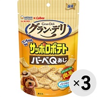 【あす宅】【セット販売】グラン・デリ ワンちゃん専用サッポロポテト バーベQあじ チキン＆ビーフ入り 20g×3コ