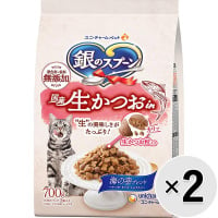 【セット販売】銀のスプーン ドライ 国産生かつおin 海の幸ブレンド 700g×2コ