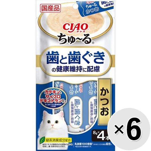 チャオ ちゅ～る 歯と歯ぐきの健康維持に配慮 (8g×4本)×6コ