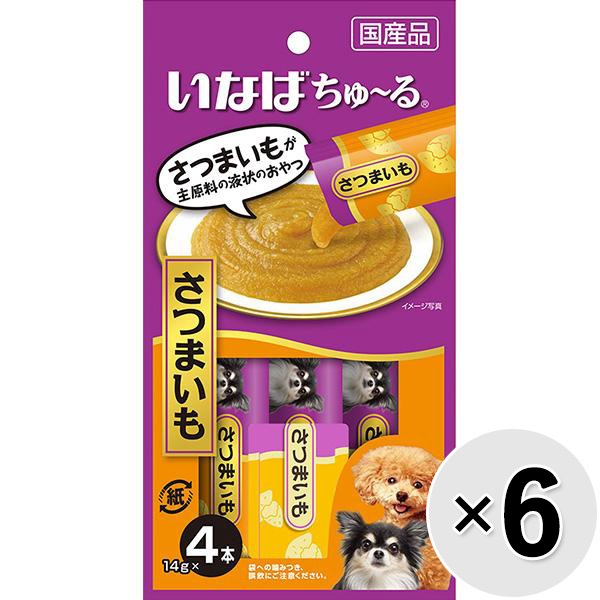 【セット販売】いなば ちゅ～る さつまいも （14g×4本）×6コ ［ちゅーる］