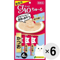 【あす宅】【セット販売】チャオ ちゅ～る かつお （14g×4本）×6コ [ちゅーる]