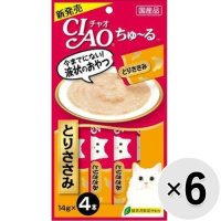 【あす宅】【セット販売】チャオ ちゅ～る とりささみ （14g×4本）×6コ [ちゅーる]