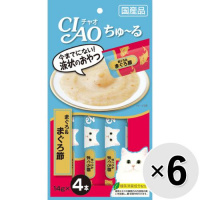 【あす宅】【セット販売】チャオ ちゅ～る まぐろ＆まぐろ節 （14g×4本）×6コ [ちゅーる]