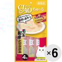 【セット販売】チャオ ちゅ～る 毛玉配慮 とりささみ （14g×4本）×6コ ［ちゅーる］
