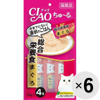 【セット販売】チャオ ちゅ～る 総合栄養食 まぐろ （14g×4本）×6コ ［ちゅーる］