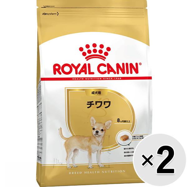 【セット販売】ロイヤルカナン ブリード ヘルス ニュートリション チワワ 成犬用 生後8ヵ月齢以上 3kg×2コ