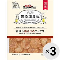 【セット販売】無添加良品 香ばし鶏ささみチップス 120g×3コ
