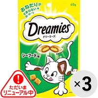【あす宅】【セット販売】ドリーミーズ シーフード味 60g×3コ