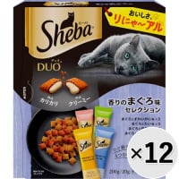 【ケース販売】シーバ デュオ 香りのまぐろ味セレクション 200g×12コ