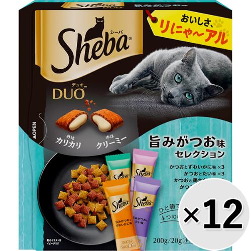 【ケース販売】シーバ デュオ 旨みがつお味セレクション 200g×12コ