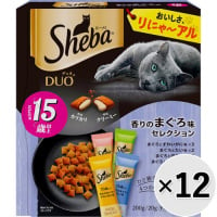 【ケース販売】シーバ デュオ 15歳以上 香りのまぐろ味セレクション 200g×12コ