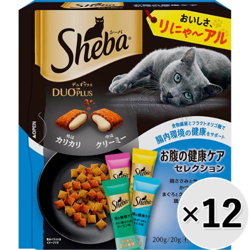 【ケース販売】シーバ デュオ プラス お腹の健康ケアセレクション 200g×12コ