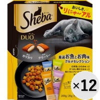 【ケース販売】シーバ デュオ 厳選お魚とお肉味グルメセレクション 200g×12コ