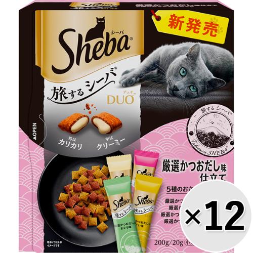 【ケース販売】シーバ デュオ 旅するシーバ 厳選かつおだし味仕立て 5種のおさかな味めぐり 200g×12コ