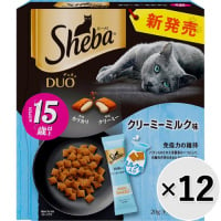 【ケース販売】シーバ デュオ 15歳以上 クリーミーミルク味 200g×12コ