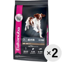 【セット販売】ユーカヌバ ラム＆ライス全犬種 成犬用 1歳以上 7.5kg×2コ