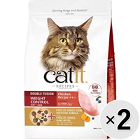 【セット販売】Catit Recipes WEIGHT CONTROL 体重ケア 成猫用 チキン 400g×2コ