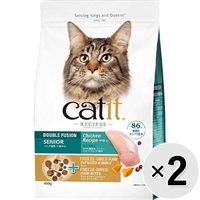 【セット販売】Catit Recipes SENIOR シニア猫用 チキン 400g×2コ