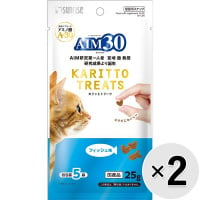 【セット販売】AIM30 カリッとトリーツ フィッシュ味 （5g×5袋）×2コ