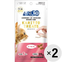 【セット販売】AIM30 カリッとトリーツ サーモン味 （5g×5袋）×2コ