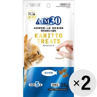 【セット販売】AIM30 カリッとトリーツ カツオ味 （5g×5袋）×2コ