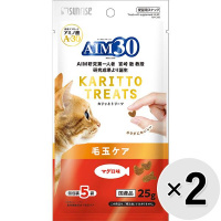 【セット販売】AIM30 カリッとトリーツ マグロ味 毛玉ケア （5g×5袋）×2コ