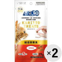 【セット販売】AIM30 カリッとトリーツ マグロ味 総合栄養食 （5g×5袋）×2コ