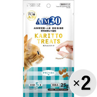 【セット販売】AIM30 カリッとトリーツ チキン＆カニ味 （5g×5袋）×2コ