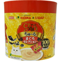 【なくなり次第終了】チャオ ちゅ～る まぐろセレクション 14g×100本入り（25本×4種）［ちゅーる］