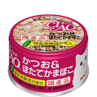 【単品】チャオ ホワイティ かつお＆ほたてかまぼこ 85g