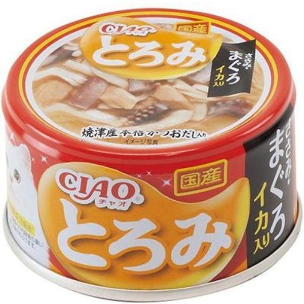 【単品】チャオ とろみ ささみ・まぐろ イカ入り 80g