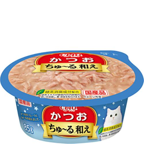 【単品】チャオ ちゅ～る和え カップ かつお 85g ［ちゅーる］