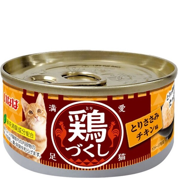 【単品】いなば 鶏づくし 缶 とりささみ チキン味 80g