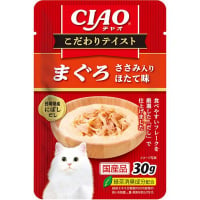 【単品】チャオ こだわりテイスト まぐろ ささみ入り ほたて味 30g