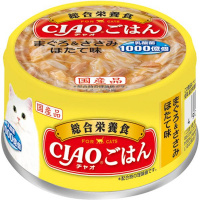 【単品】チャオ ごはん まぐろ＆ささみ ほたて味 85g