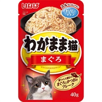 【単品】わがまま猫 まぐろパウチ まぐろ 40g