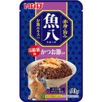 【単品】いなば 魚八 パウチ 高齢猫用 かつお節入り 60g