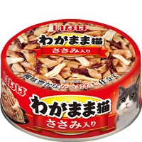 【単品】わがまま猫 ささみ入り かつお・まぐろ 115g