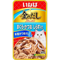 【単品】金のだし パウチ まぐろ・かつお しらす入り 40g