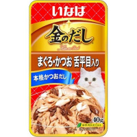 【単品】金のだし パウチ まぐろ・かつお 舌平目入り 40g