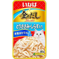 【単品】金のだし パウチ とりささみ・しらす入り 40g