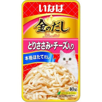 【単品】金のだし パウチ とりささみ・チーズ入り 40g