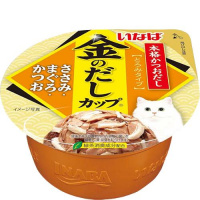 【単品】金のだしカップ ささみ・まぐろ・かつお 70g