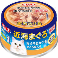 【単品】チャオ 近海まぐろ まぐろ＆かつお まぐろ節入り 80g