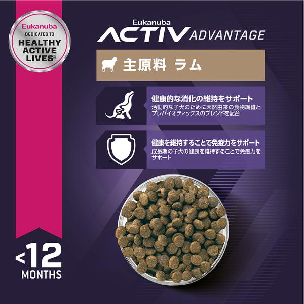 ユーカヌバ ラム＆ライス 全犬種 子犬用 12ヶ月まで 800g