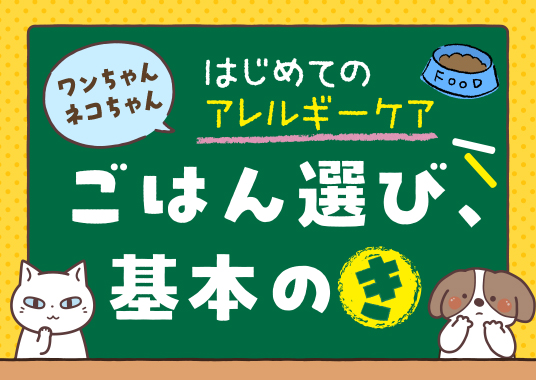はじめてのアレルギーケア ごはん選び、基本のき